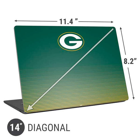 NFL Green Bay Packers Breakaway Universal Laptop 14in (11.4 x 8.2in) Skin