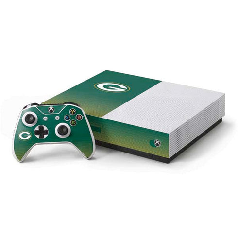 NFL Green Bay Packers Breakaway Xbox One S All-Digital Edition Bundle Skin
