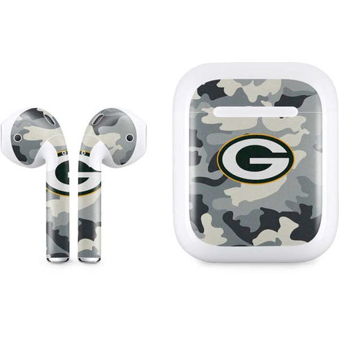 NFL Green Bay Packers Camo Apple AirPods Skin