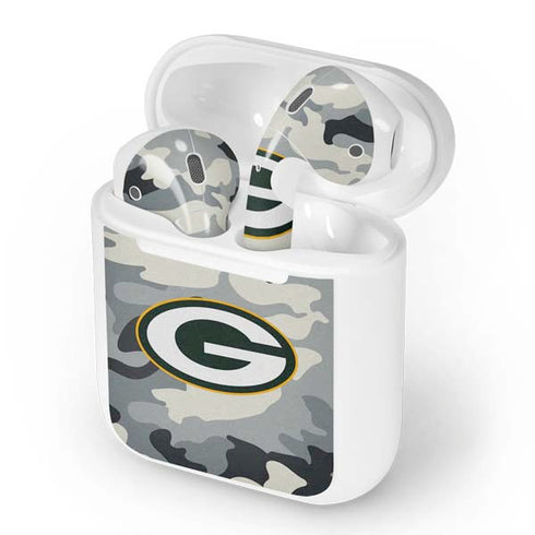 NFL Green Bay Packers Camo Apple AirPods Skin