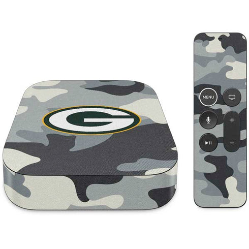NFL Green Bay Packers Camo Apple TV Skin
