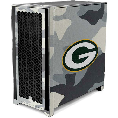 NFL Green Bay Packers Camo Corsair 4000D Tempered Glass Mid-Tower ATX Case Skin