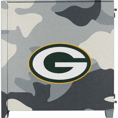 NFL Green Bay Packers Camo Corsair 4000D Tempered Glass Mid-Tower ATX Case Skin