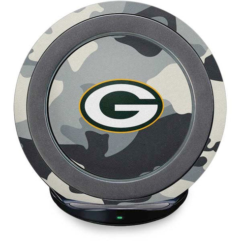 NFL Green Bay Packers Camo Fast Charge Wireless Charging Stand Skin