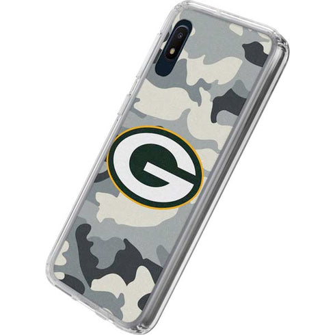 NFL Green Bay Packers Camo Galaxy A10e Clear Case