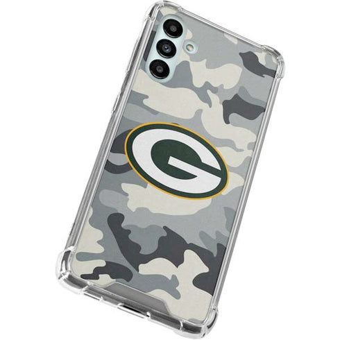 NFL Green Bay Packers Camo Galaxy A13 5G Clear Case