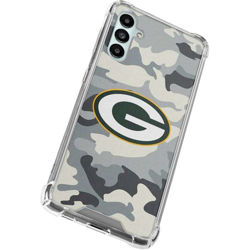 NFL Green Bay Packers Camo Galaxy A15 5G Clear Case