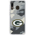 NFL Green Bay Packers Camo Galaxy A20 Clear Case
