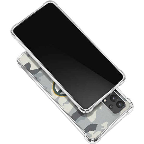 NFL Green Bay Packers Camo Galaxy A32 5G Clear Case