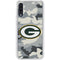 NFL Green Bay Packers Camo Galaxy A50 Clear Case