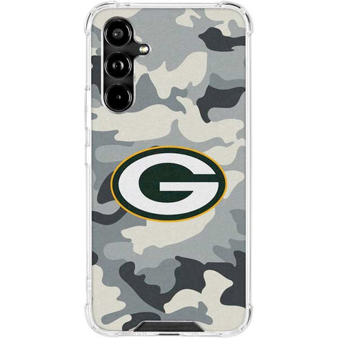NFL Green Bay Packers Camo Galaxy A54 5G Clear Case