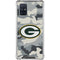 NFL Green Bay Packers Camo Galaxy A71 5G Clear Case