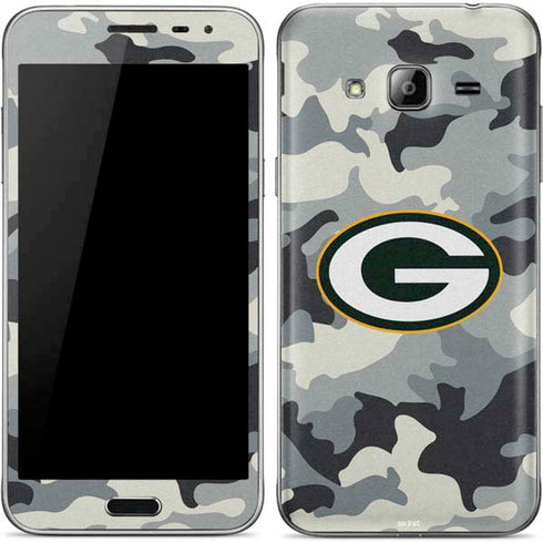NFL Green Bay Packers Camo Galaxy J3 Skin