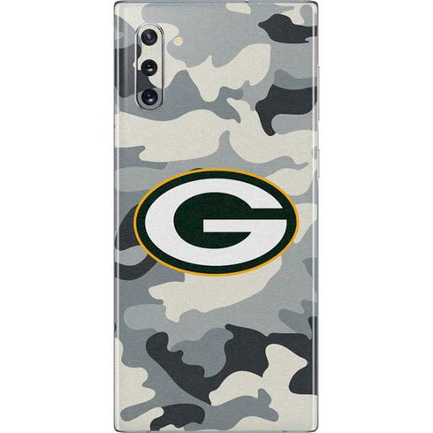 NFL Green Bay Packers Camo Galaxy Note 10 Skin