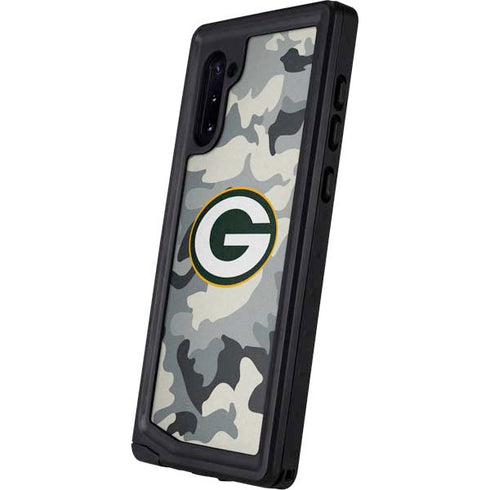 NFL Green Bay Packers Camo Galaxy Note 10 Waterproof Case