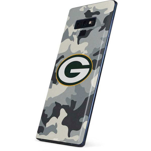 NFL Green Bay Packers Camo Galaxy Note 9 Skin