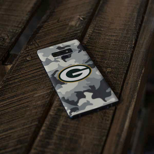 NFL Green Bay Packers Camo Galaxy Note 9 Skin