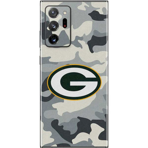 NFL Green Bay Packers Camo Galaxy Note20 Ultra 5G Skin