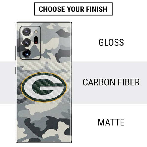 NFL Green Bay Packers Camo Galaxy Note20 Ultra 5G Skin