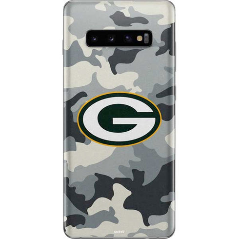 NFL Green Bay Packers Camo Galaxy S10 Plus Skin