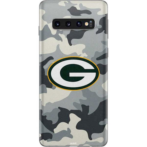 NFL Green Bay Packers Camo Galaxy S10 Skin