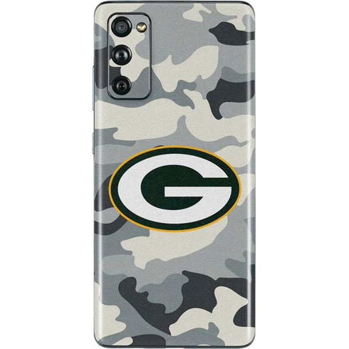 NFL Green Bay Packers Camo Galaxy S20 Fan Edition Skin