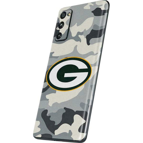 NFL Green Bay Packers Camo Galaxy S20 Fan Edition Skin