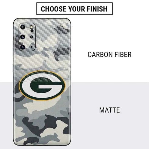 NFL Green Bay Packers Camo Galaxy S20 Plus Skin