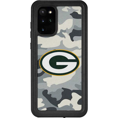 NFL Green Bay Packers Camo Galaxy S20 Plus Waterproof Case