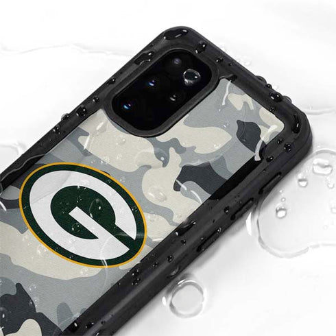 NFL Green Bay Packers Camo Galaxy S20 Plus Waterproof Case