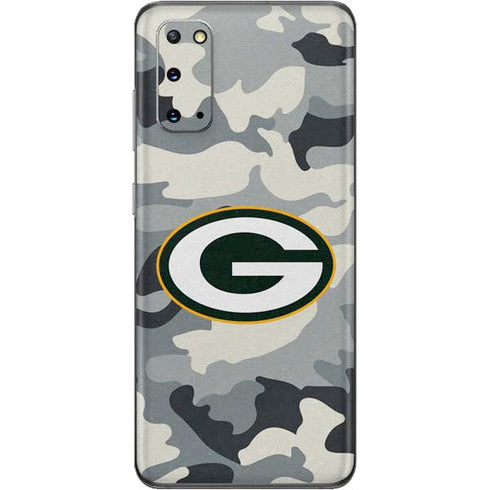 NFL Green Bay Packers Camo Galaxy S20 Skin
