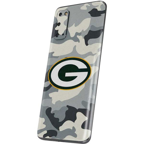 NFL Green Bay Packers Camo Galaxy S20 Skin