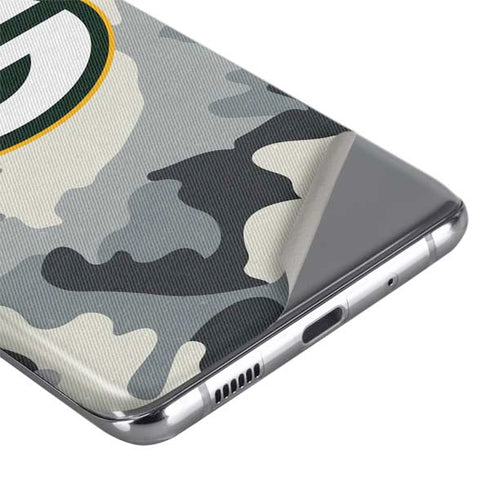 NFL Green Bay Packers Camo Galaxy S20 Skin