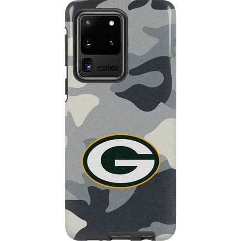 NFL Green Bay Packers Camo Galaxy S20 Ultra 5G Pro Case
