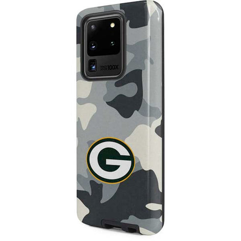 NFL Green Bay Packers Camo Galaxy S20 Ultra 5G Pro Case
