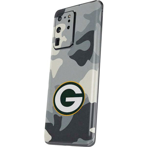 NFL Green Bay Packers Camo Galaxy S20 Ultra 5G Skin