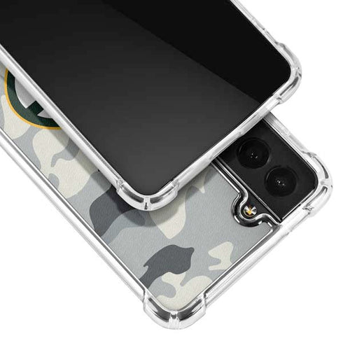 NFL Green Bay Packers Camo Galaxy S21 5G Clear Case