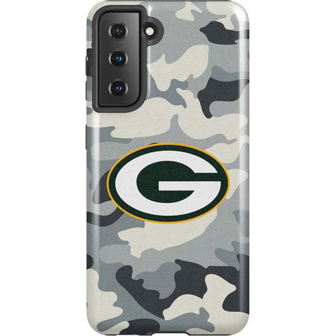 NFL Green Bay Packers Camo Galaxy S21 5G Pro Case