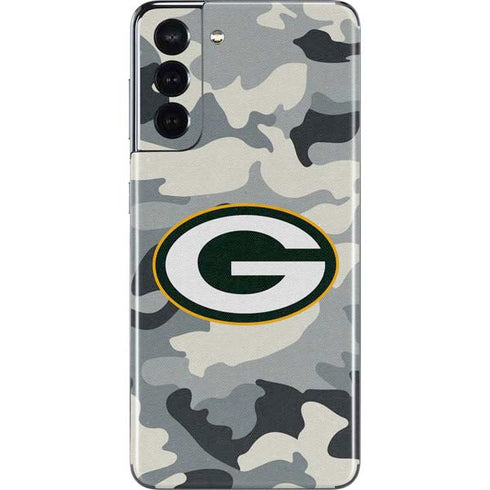 NFL Green Bay Packers Camo Galaxy S21 5G Skin