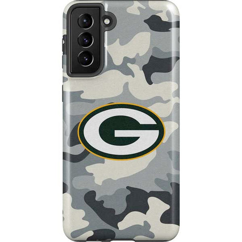 NFL Green Bay Packers Camo Galaxy S21 FE Pro Case