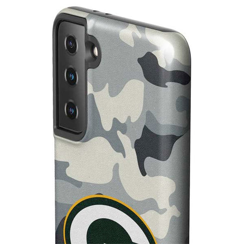 NFL Green Bay Packers Camo Galaxy S21 FE Pro Case