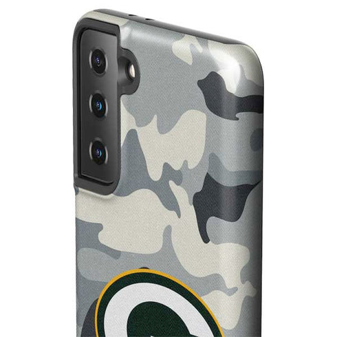 NFL Green Bay Packers Camo Galaxy S21 Plus 5G Pro Case