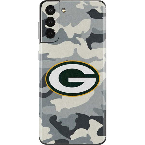 NFL Green Bay Packers Camo Galaxy S21 Plus 5G Skin