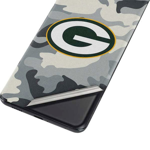 NFL Green Bay Packers Camo Galaxy S21 Ultra 5G Skin
