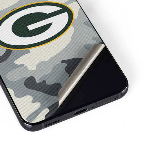 NFL Green Bay Packers Camo Galaxy S22 Plus Skin