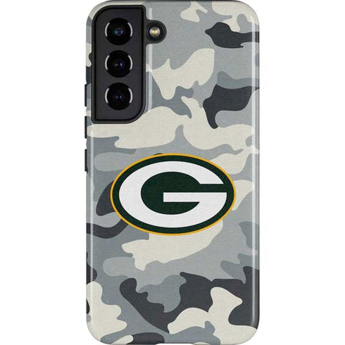NFL Green Bay Packers Camo Galaxy S22 Pro Case