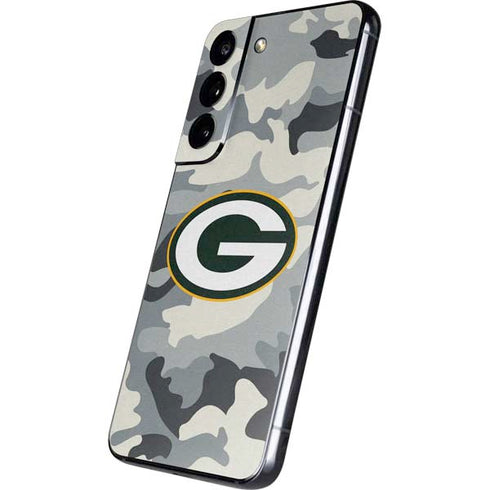 NFL Green Bay Packers Camo Galaxy S22 Skin