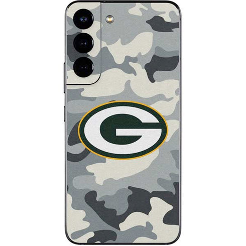NFL Green Bay Packers Camo Galaxy S22 Skin