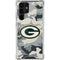 NFL Green Bay Packers Camo Galaxy S22 Ultra Clear Case