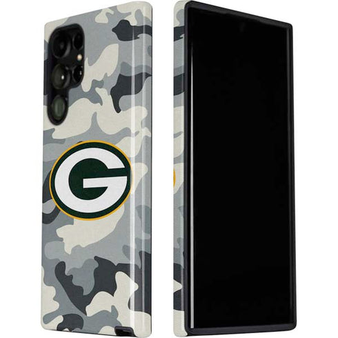 NFL Green Bay Packers Camo Galaxy S22 Ultra Pro Case